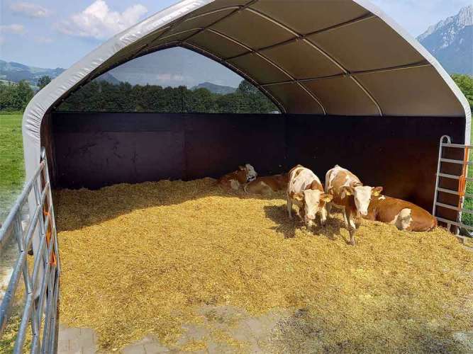 tent light grey pasture tent round arch tent storage tent