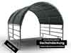 with roof covering without rear wall panel