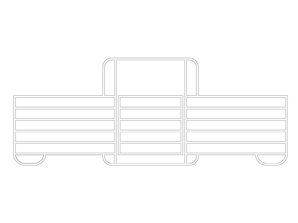 Panel with door