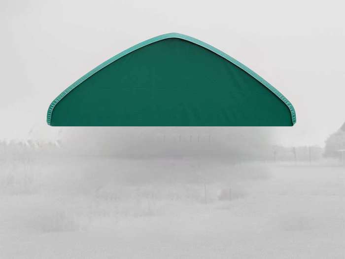 Giebeldreieck für die Front oder Rückwand