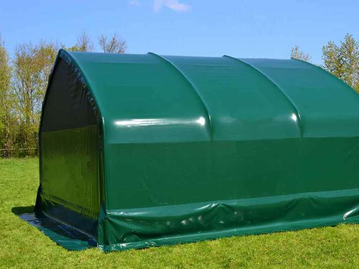 tent moss green pasture tent round arch tent storage tent