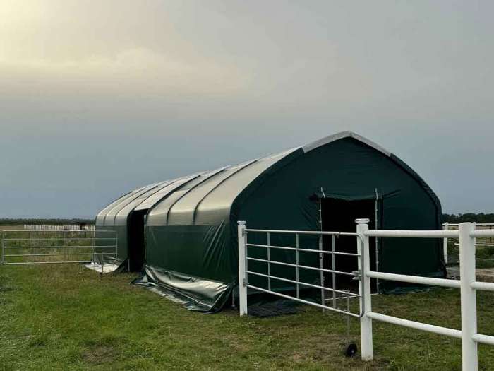 tent moss green pasture tent round arch tent storage tent