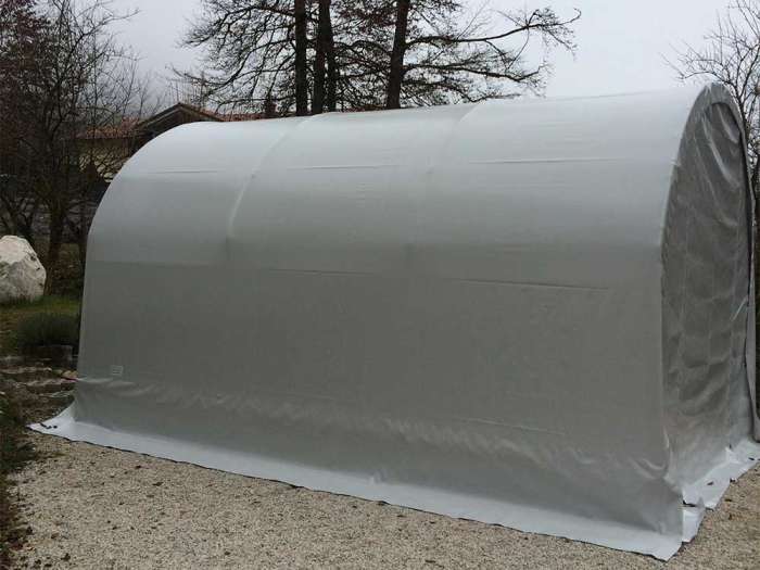 tent light grey pasture tent round arch tent storage tent